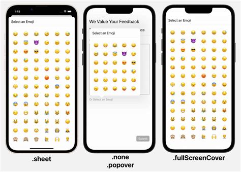 Add action to the button to present the new <b>sheet</b> view. . Swiftui sheet vs popover